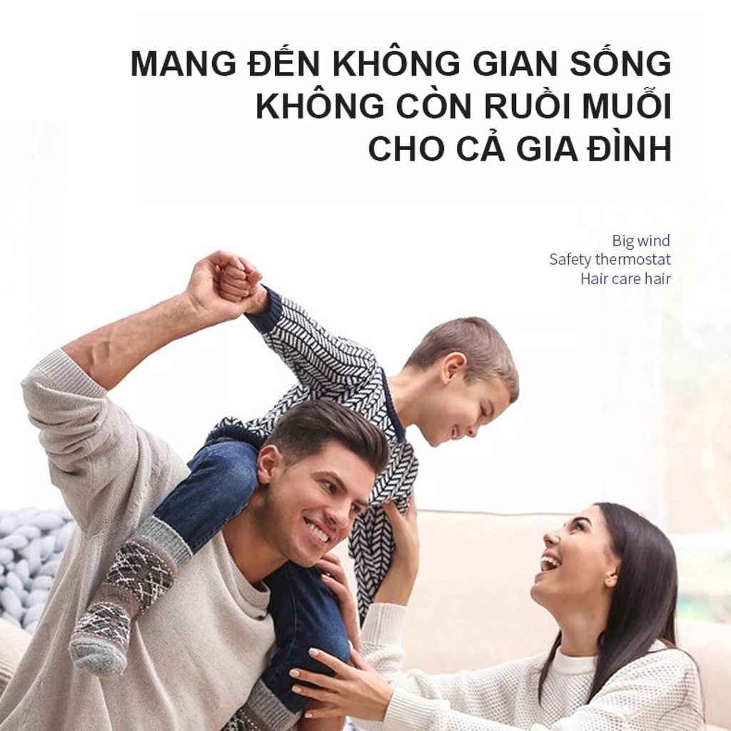 Đèn bắt muỗi thông minh kiêm đèn ngủ không lóa mắt, Công nghệ châu Âu diệt muỗi trong nhà, ngoài trời hiệu quả