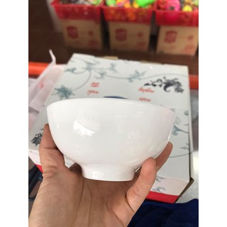 Set 10 bát cơm, chén cơm trắng Minh Long(BAO VỠ NÁT)