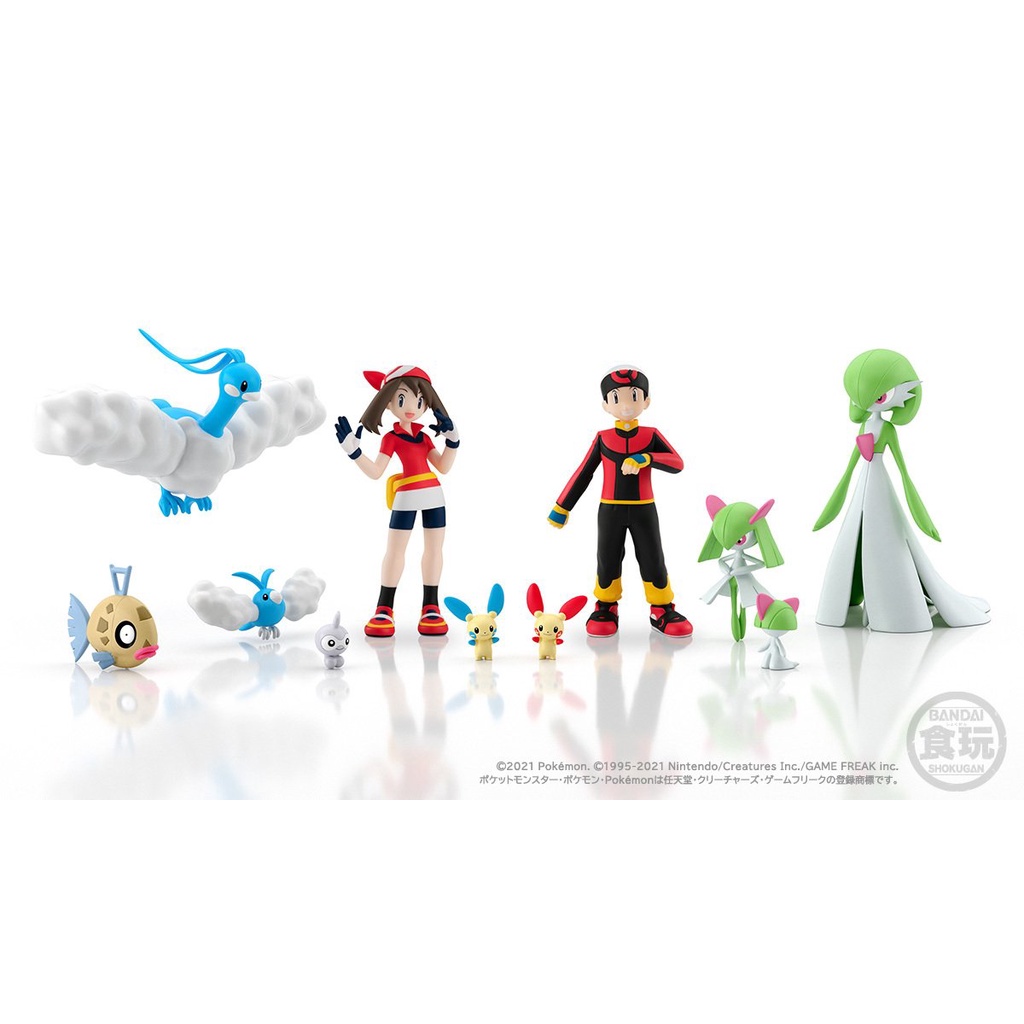 [NEW] Mô hình đồ chơi chính hãng Bandai Poke Scale World 1/20 Hoenn Region Vol 1 &amp; Vol 2 Bán Lẻ