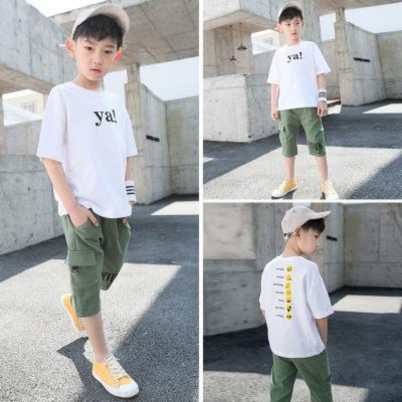 Bộ thể thao bé trai chất cotton mát