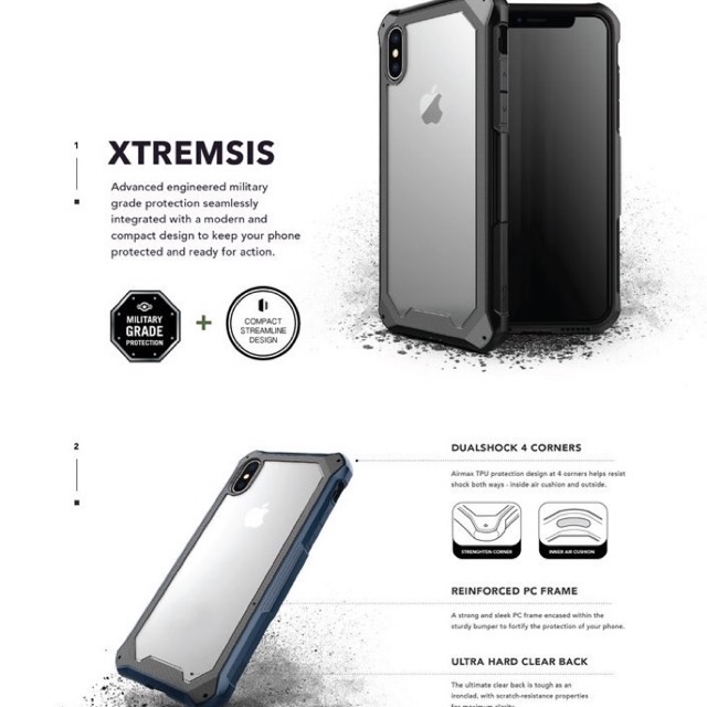 Ốp iphone X/XS Uniq Xtremsis cao cấp