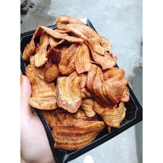 Chuối xanh tẩm đường kiêng keto sấy giòn