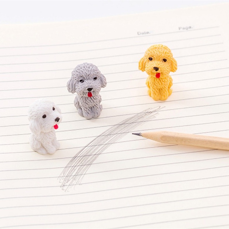 1 Cục Tẩy Hình Cún Teddy Hoạt Hình Đáng Yêu
