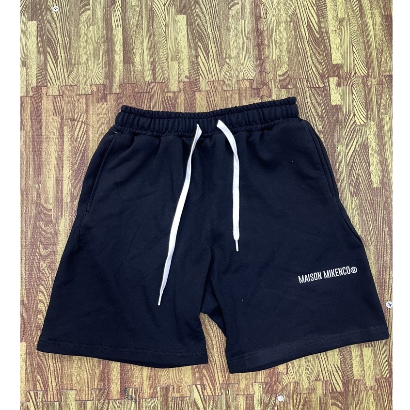 Quần Short Ngắn Mikenco Chữ Nhỏ Phong Cách Thời Trang Unisex