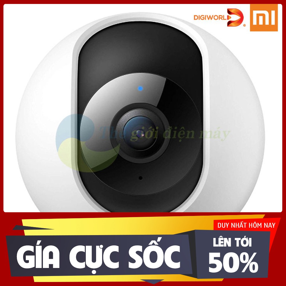 [ SALL OFF ] [Bản quốc tế] Camera giám sát Xiaomi xoay 360 độ IP fullHD 1080P Xiaomi Mi home security 360 độ - Digiworld