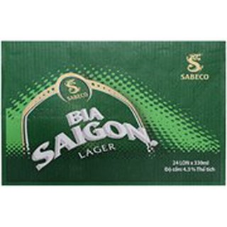 Bia Sài Gòn Lager 330ml Thùng 24 lon