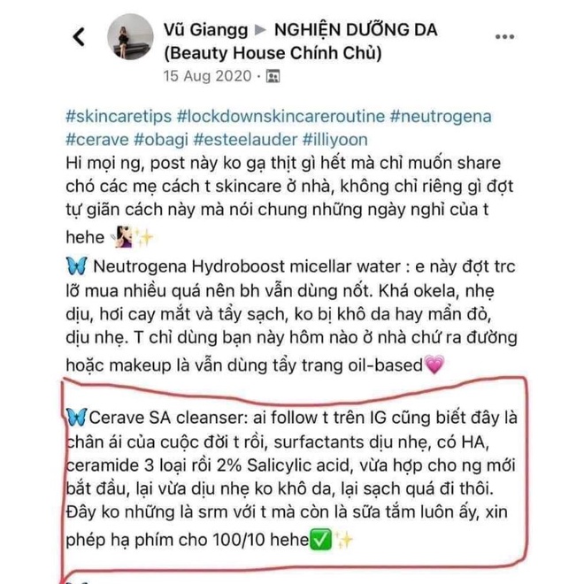 sữa rửa Mặt Cerave 473ml (Mỹ )