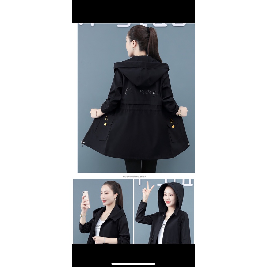 &lt;siêu rẻ&gt;áo khoác kaki 2 lớp dáng dài giá 185k