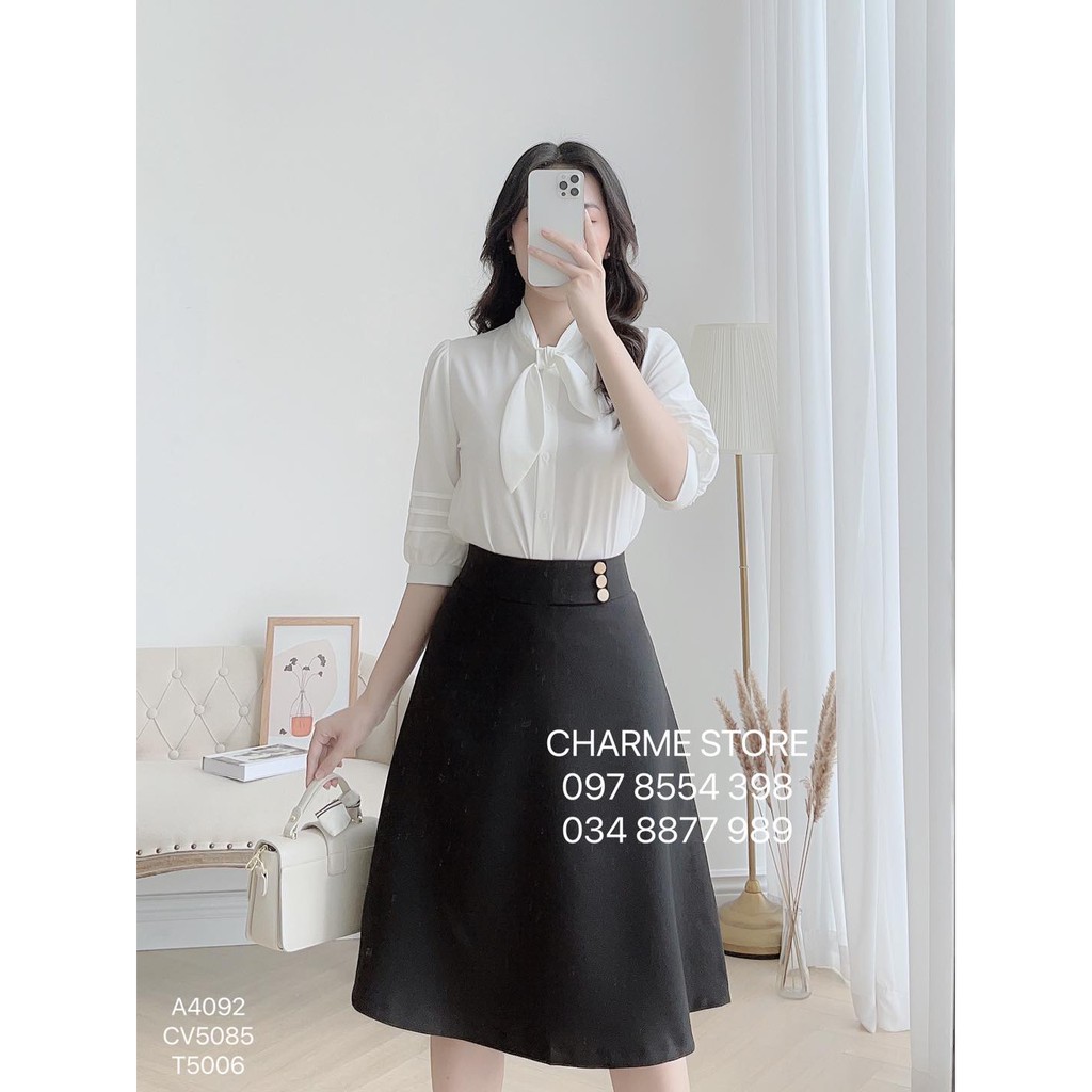 Chân váy công sở Charme dáng A 5085 | BigBuy360 - bigbuy360.vn