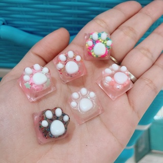 [ ORDER ] RESIN KEYCAP HÌNH CHÂN MÈO