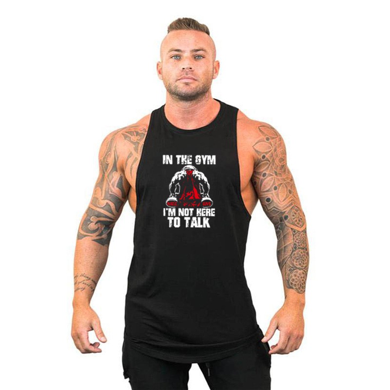 Áo thể thao đua xe không tay cổ tròn thời trang bằng vải cotton dành cho nam Hàn Quốc