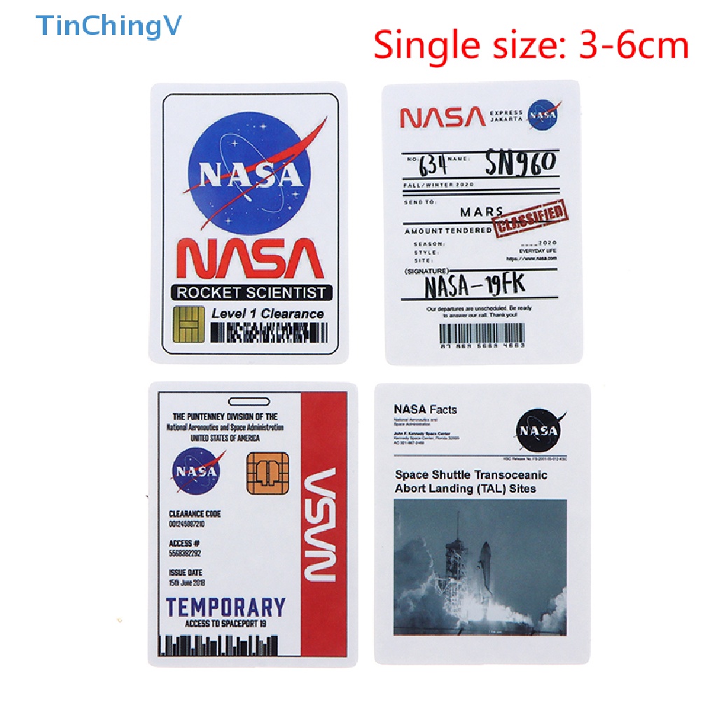 Bộ 50 Miếng Dán Hình Phi Hành Gia Hoạt Hình Trang Trí Xe Hơi / Laptop / Điện Thoại / Guitar