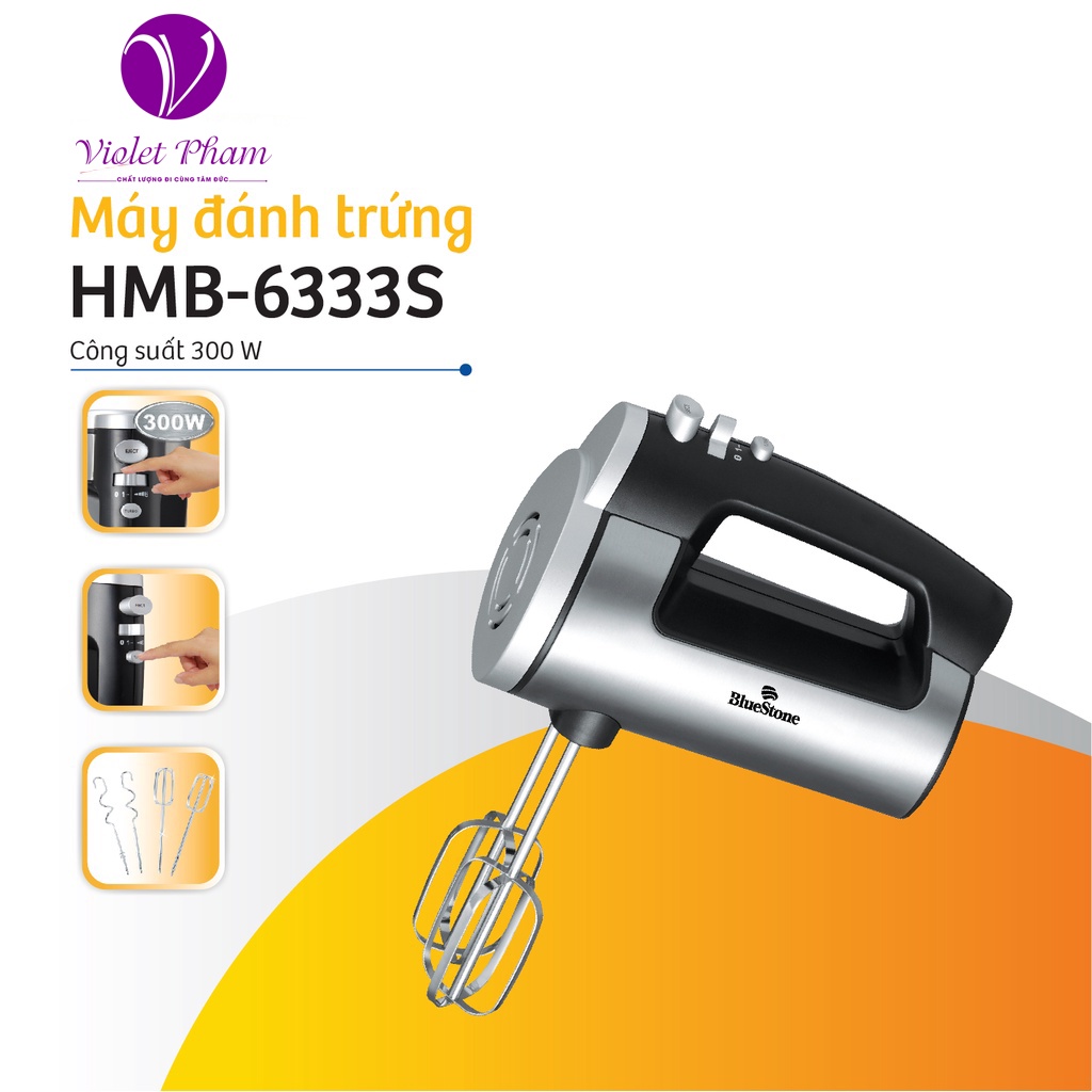 Máy đánh trứng BlueStone HMB-6333S Violetpham