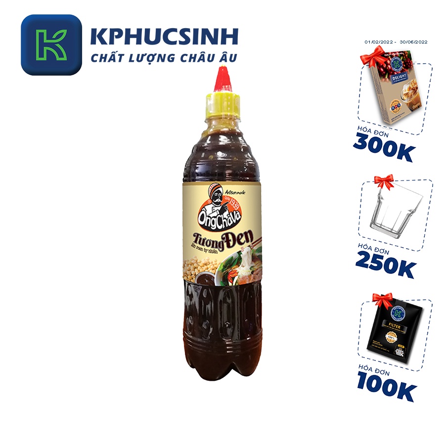 Combo 2 Chai Tương Đen Ông Chà Và 740G KPHUCSINH - Hàng Chính Hãng