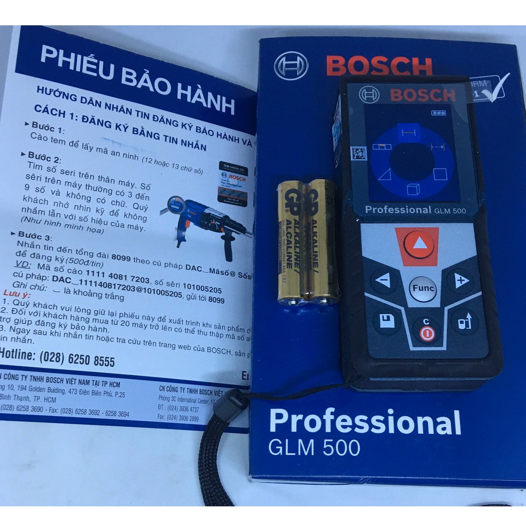 Máy đo khoảng cách Bosch GLM 500