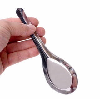 Thìa inox ăn phở,cơm cán dài không gỉ set