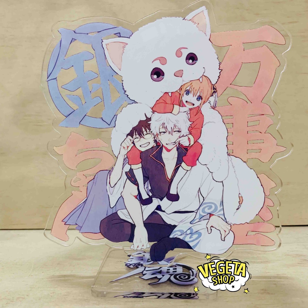 Mô Hình Tượng Standee Acrylic Mica 2 mặt - Gintama - Gintoki Shinpaᴄhi Kagura Otae Yamaᴢaki Kamui Katѕura Kondo Takaѕugi