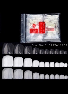 Bịch 600 móng úp chân phom đẹp - 3 màu