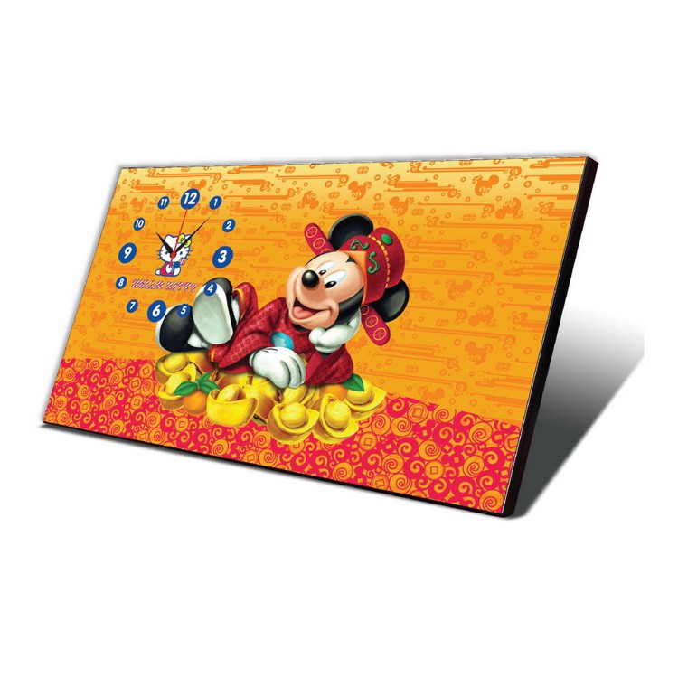 Đồng hồ tranh để bàn hoạt hình Chuột Mickey