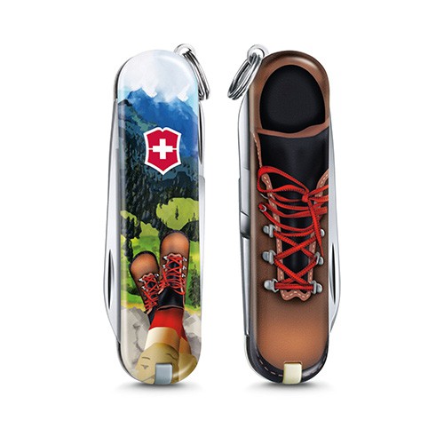 Dao xếp đa năng I Love Hiking bằng thép không gỉ, trong bao giả da 0.6223.L2002-Phân phối chính hãng Victorinox