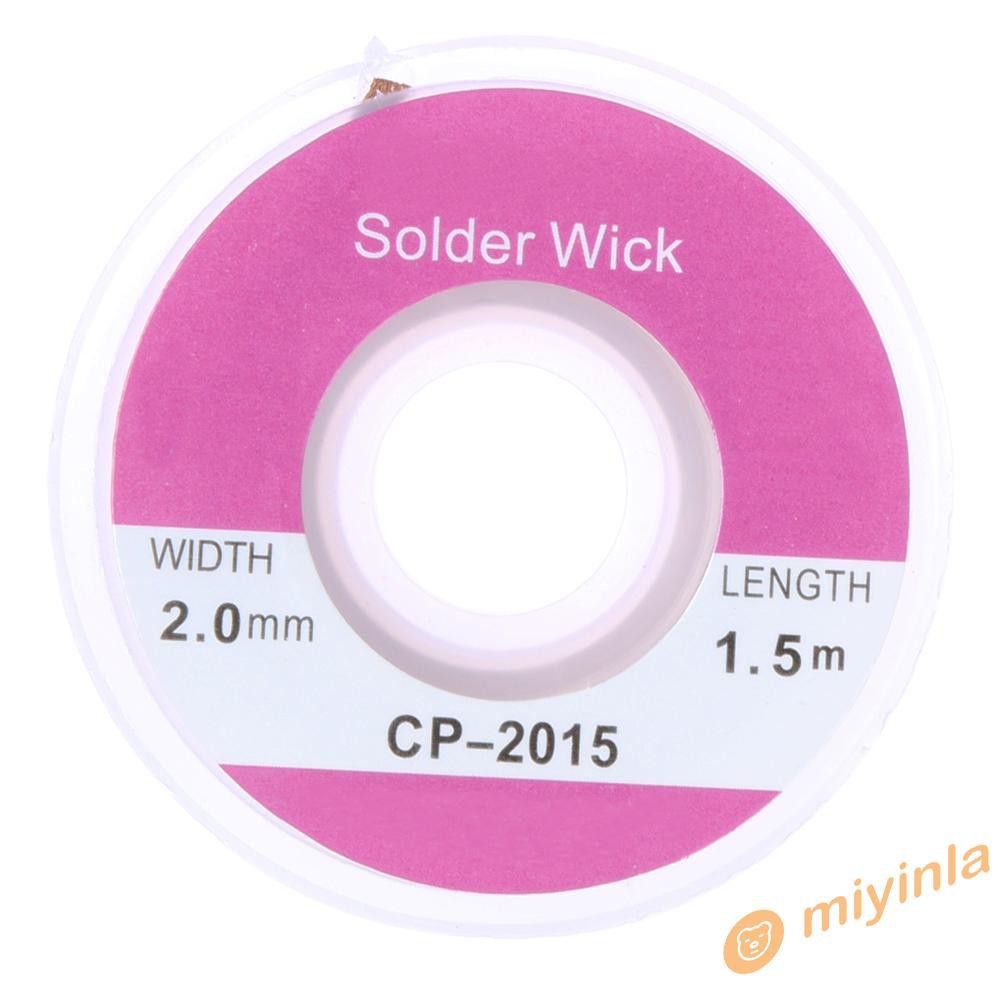 New 1 x Desoldering Braid Solder Remover Wick CP-2015 5 ft. 2.0mm