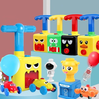 Bộ đồ chơi xe hơi chạy bằng bong bóng thiết kế họa tiết động vật đáng yêu giúp bé phát triển trí tuệ và giác quan
