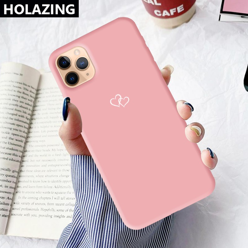 Ốp Điện Thoại Silicon Mềm Hình Trái Tim Cho Iphone Xs Max X Xr 12 Mini 11 Pro Max 8 Plus 7 Plus Se 2020 6s Plus No.706 | BigBuy360 - bigbuy360.vn