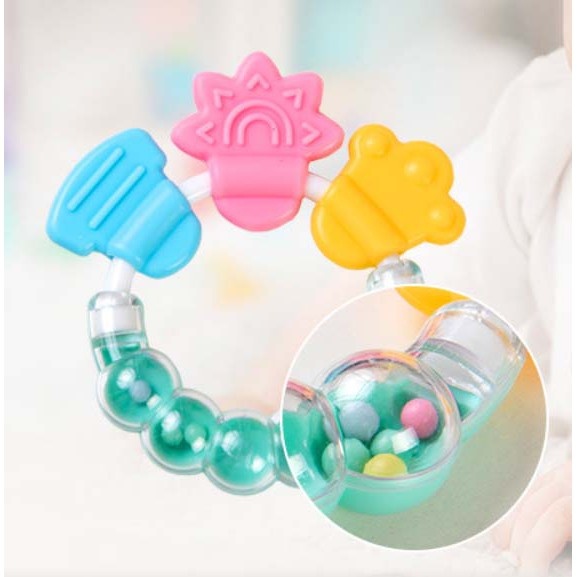 Núm Ti Giả Bằng Silicone An Toàn Dành Cho Trẻ | Núm Vú Giả Tập Nhai Cho Bé | Đồ Chơi Em Bé