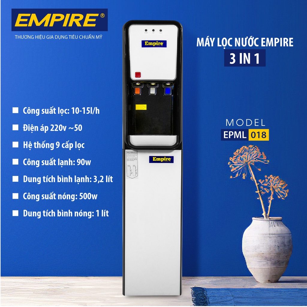 Máy lọc nước Empire Nóng - Nguội - Lạnh EPML018