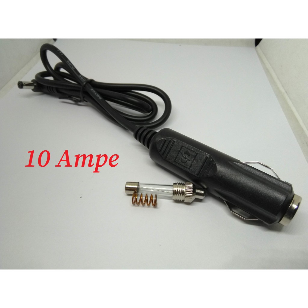 Dây chuyển Jack cắm tẩu thuốc trên ôtô sang jack DC 5521 10A 0.8m / 1.5m