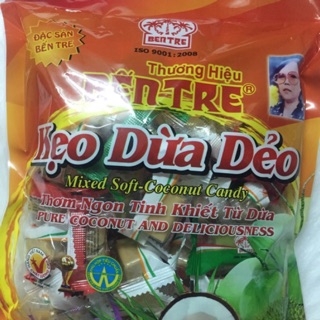 Kẹo dừa thập cẩm bến tre gói 500gram