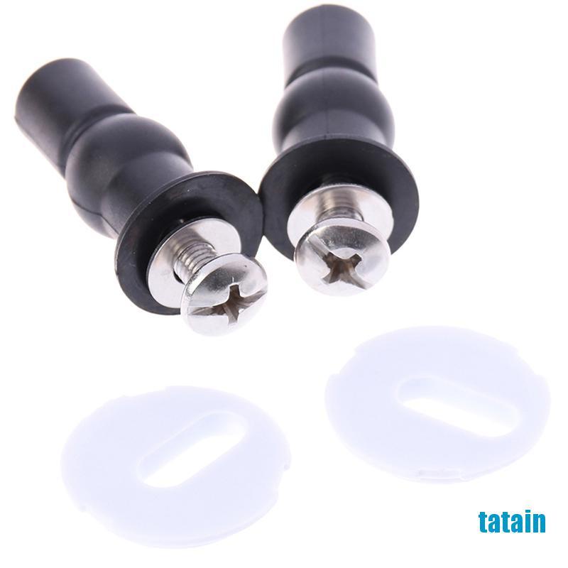 Set 2 ốc vít cao su cố định nắp bồn cầu tiện lợi chất lượng