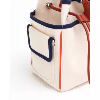 Túi đeo chéo vải canvas dây rút