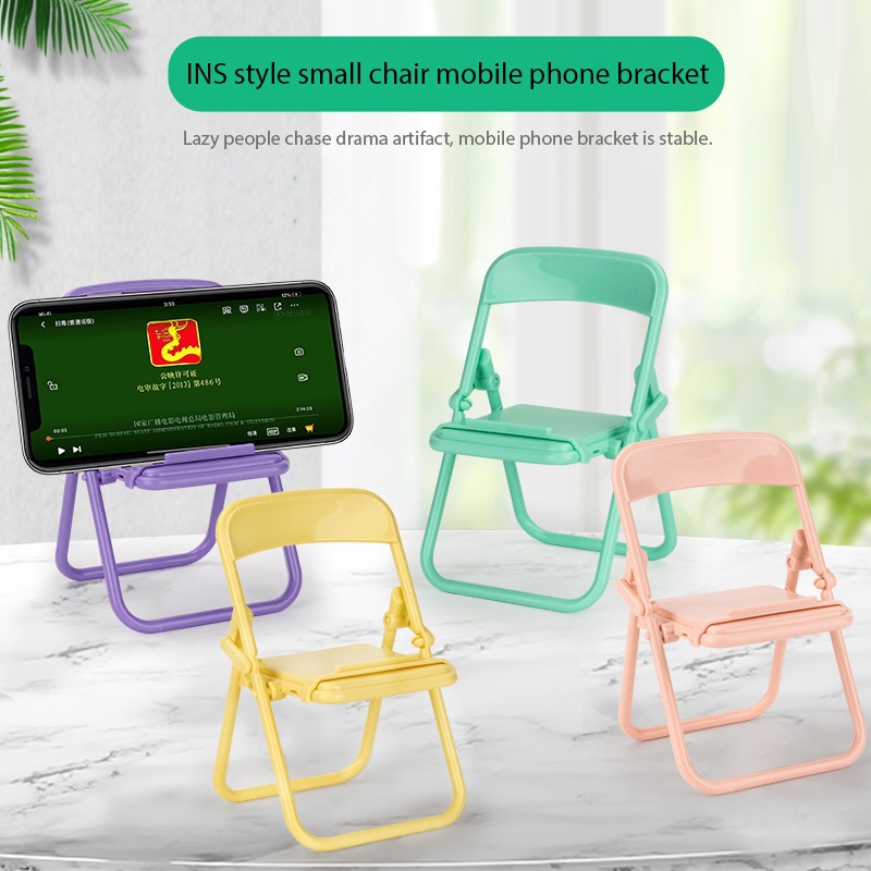 Giá đỡ điện thoại HYG TOYS màu macaron sáng tạo để bàn trang trí