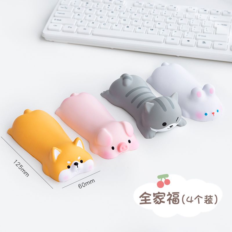 Đệm Lót Chuột / Bàn Phím Máy Tính / Cổ Tay Họa Tiết Hoạt Hình Dễ Thương Tiện Dụng Cho Gia Đình / Văn