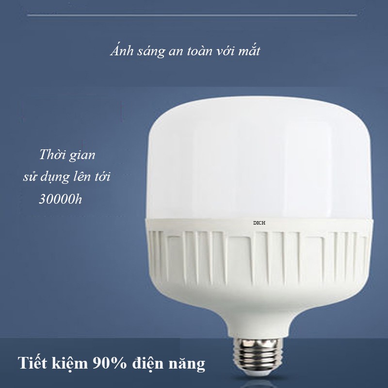 Bóng Đèn Led DICH 15w_20w_30w_40w_50w_60w, Siêu sáng - Siêu tiết kiệm_BẢO HÀNH 2 NĂM | BigBuy360 - bigbuy360.vn