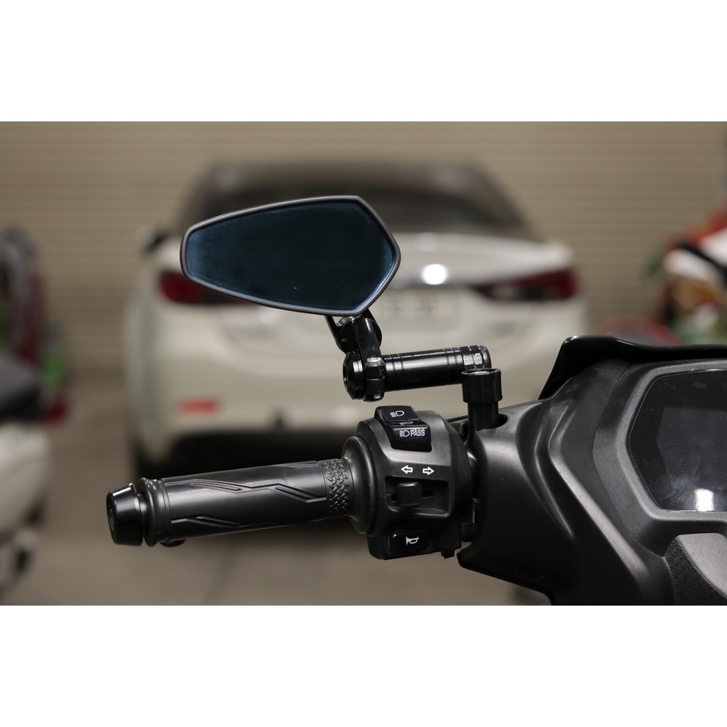 Gương - kiếng gù chân gương CRG V1 nhôm CNC lắp chân gương các dòng xe