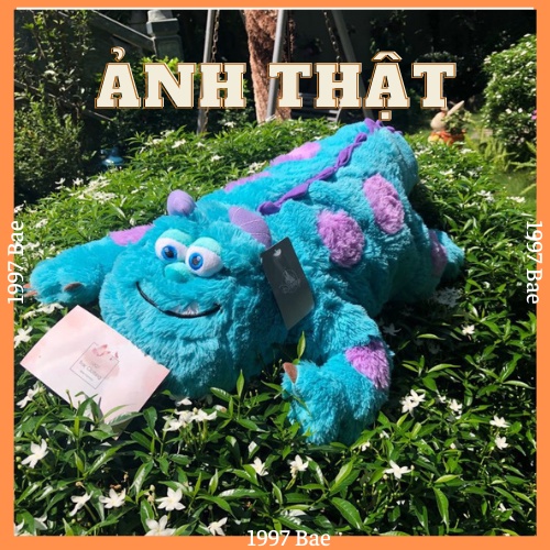 Thú bông mềm Sulley/Sullivan Disney nhà máy quái vật siêu dễ thương lông mịn có tag