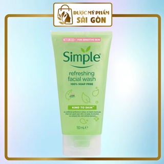 ✅ (HÀNG CHUẨN AUTHENTIC) SỮA RỬA MẶT SIMPLE KIND TO SKIN REFRESHING FACIAL WASH GEL