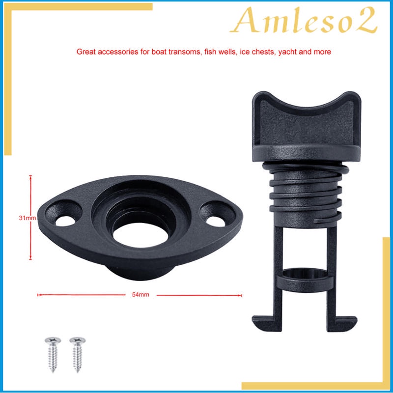 Nút chặn ống thoát nước 1'' 25mm cho thuyền Yacht Dinghy
 | BigBuy360 - bigbuy360.vn