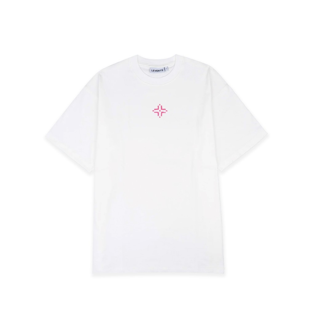 [Mã SKAMPUSHA8 giảm 8% đơn 300K] Áo thun LEVENTS XL Logo/ White pink | BigBuy360 - bigbuy360.vn