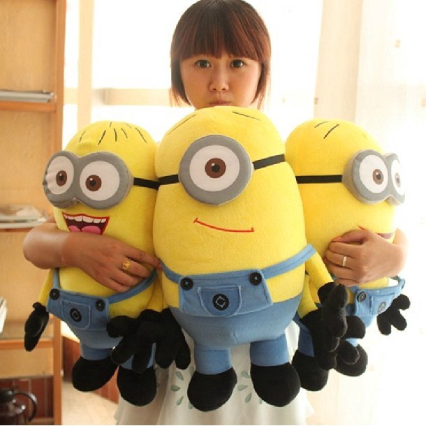 Thú Nhồi Bông Hình Minion Dễ Thương 35cm