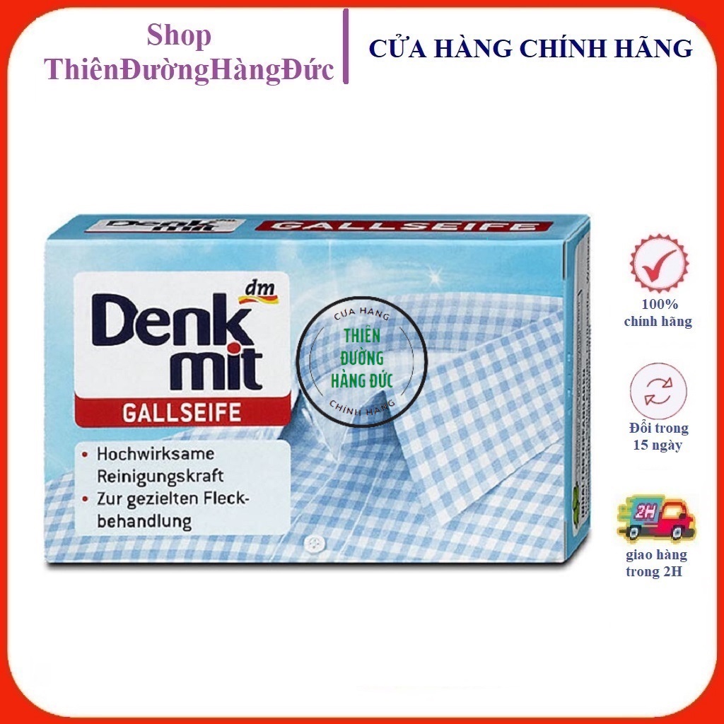 Xà phòng làm sạch cổ áo Denkmit, xóa tan vết ố cứng đầu ở cổ và nách mà không làm mục vãi