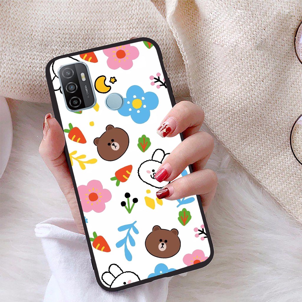 Ốp lưng Oppo A53 viền dẻo TPU BST Phong cách