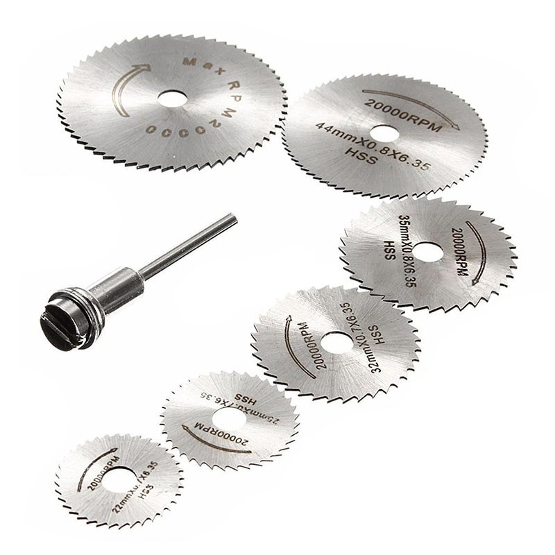 Bộ 6 lưỡi cắt mini V2 lắp máy khoan - HV Store 355
