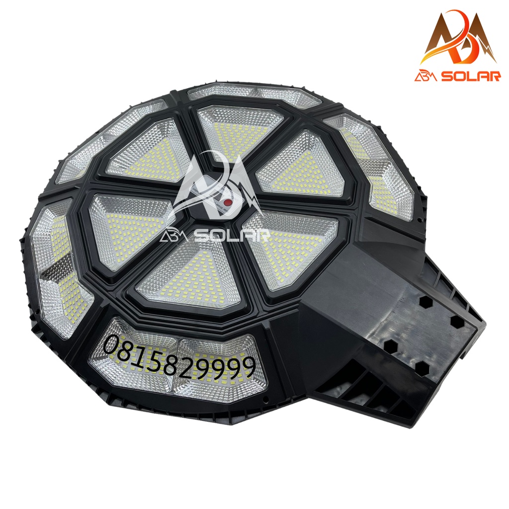 [1000W] Đèn Năng Lượng Mặt Trời Sân Vườn, Đĩa Bay UFO Lục Giác Siêu Sáng, Chống nước IP 68, Cảm Biến Chuyển Động - ABM