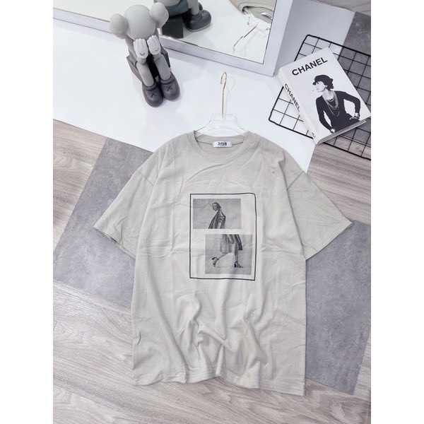 Áo thun tay lỡ Shynstores - áo thun nam nữ unisex form rộng túi zip vải đẹp