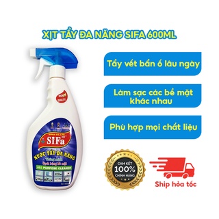 Xịt Đa Năng, Tẩy Rửa Vết Bẩn Nhà Bếp, Lau Kính Sạch Bong, Vệ Sinh Bề Mặt, Ngừa Vi Khuẩn 650ml