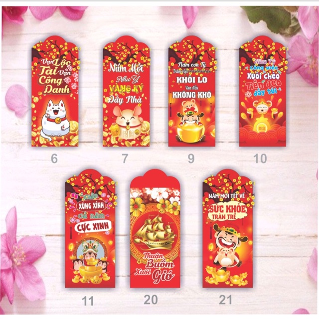 Combo 500 lì xì tết Canh Tý