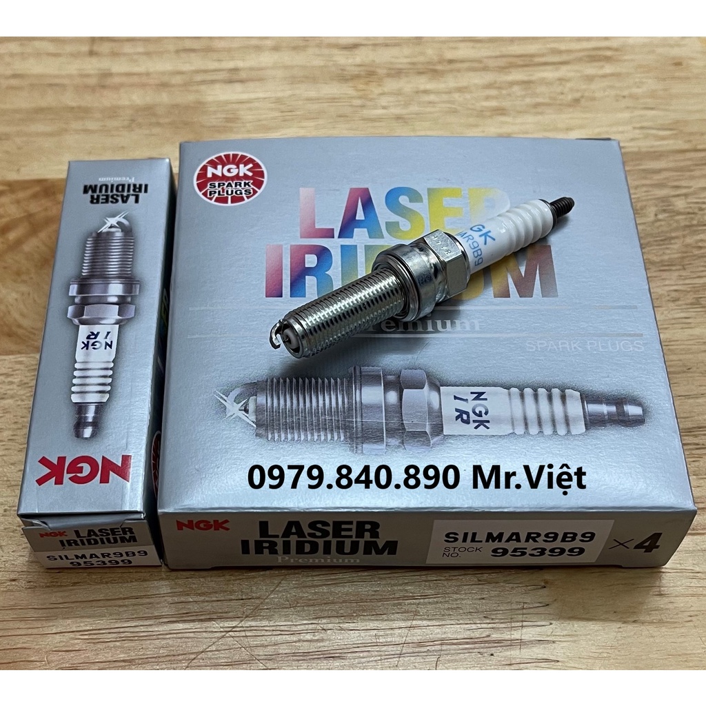 Bugi NGK Laser Iridium Premium SILMAR9B9 - Honda SH300i Ý - SH Việt Nam và Airblade đời 2020 - 2023 - Made in Japan